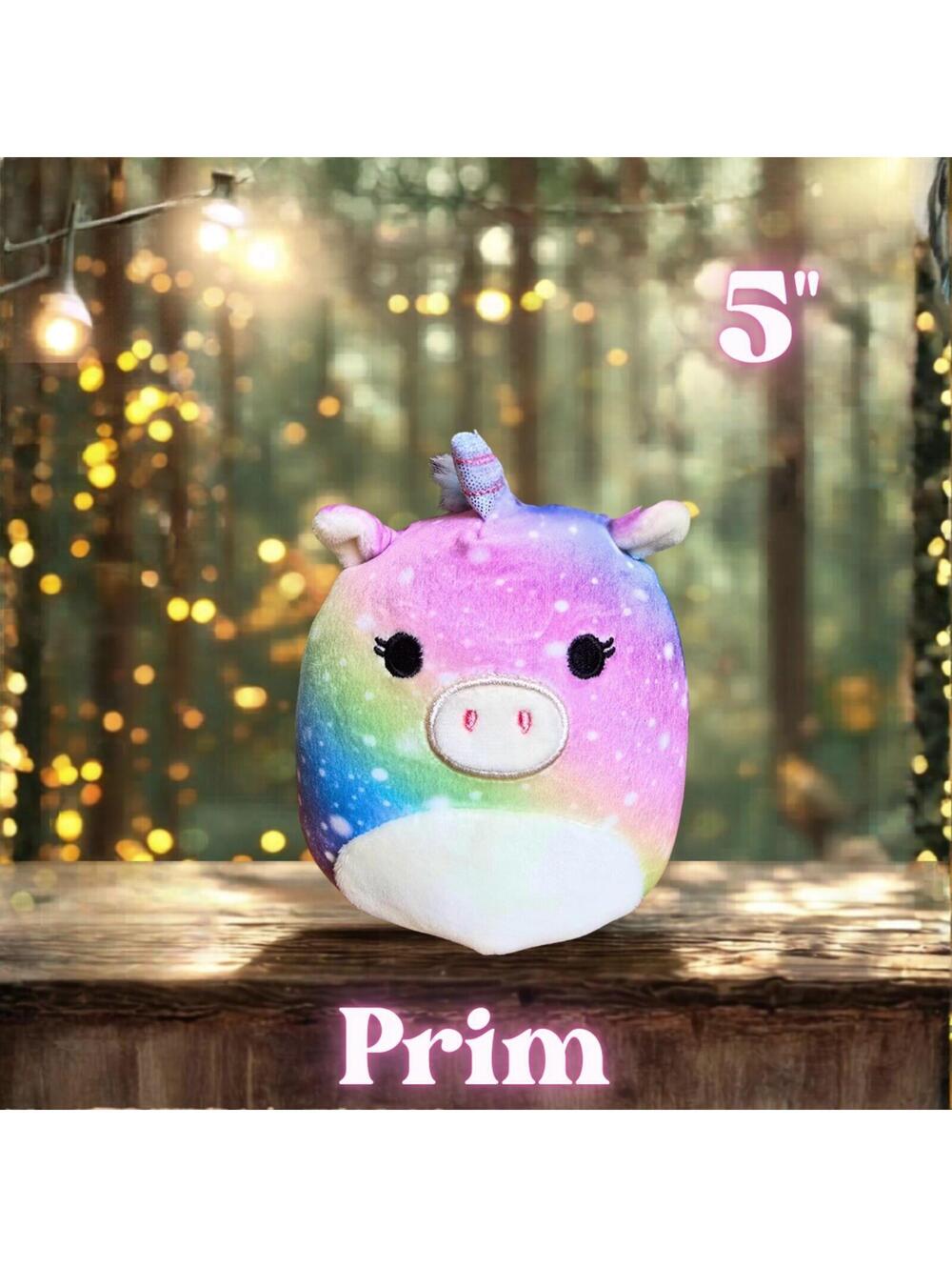 NWOT Squishmallows Prim the Rainbow Unicorn 5"
